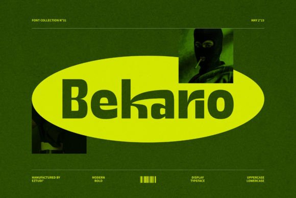Bekario: Modern Sans Serif Display Font