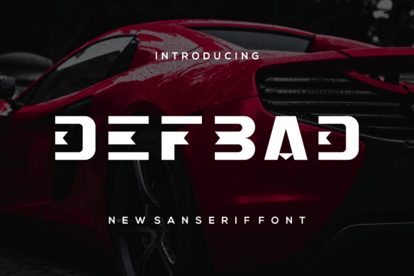 Defbad Font for Handmade Labels and Bold Branding