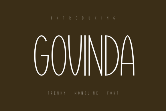 Govinda Font: Bold Display Type for Crafters
