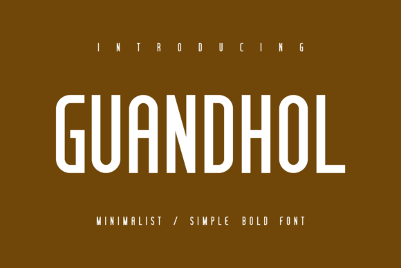 Guandhol Bold Font for Elegant Small Business Branding