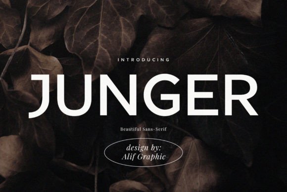 Junger Font: Elevating Modern Campaign Visuals