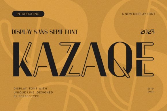 Kazaqe Font: Balanced Sans Serif for Handmade Labels