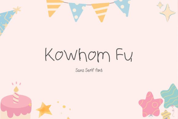 Kowhom Fu: Playful Sans Serif Font Review
