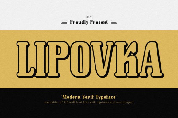 Lipovka Font Review: Elegant Sans Serif for Branding