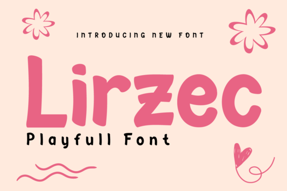 Lirzec Font: Adding Whimsy to Digital Brand Design