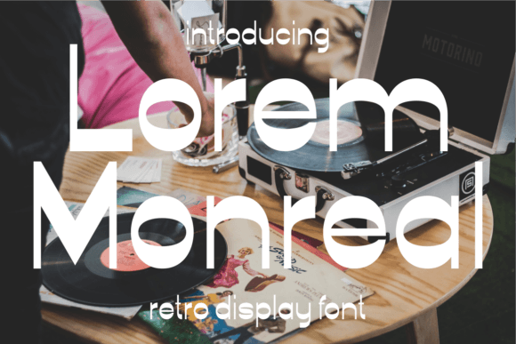 Lorem Monreal Font: Retro Branding for Digital Campaigns