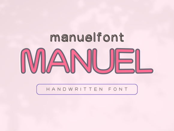 Manuel Font: Bold Handwritten Typography for Web Design