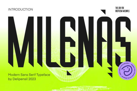 Milenas Font: Testing Brutalist Type for Modern Branding