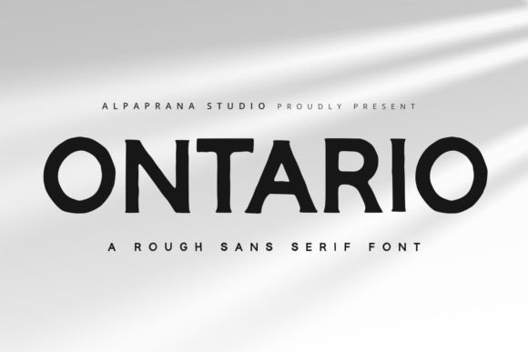 Ontario Font Review: A Rough Sans Serif for Editorial Design