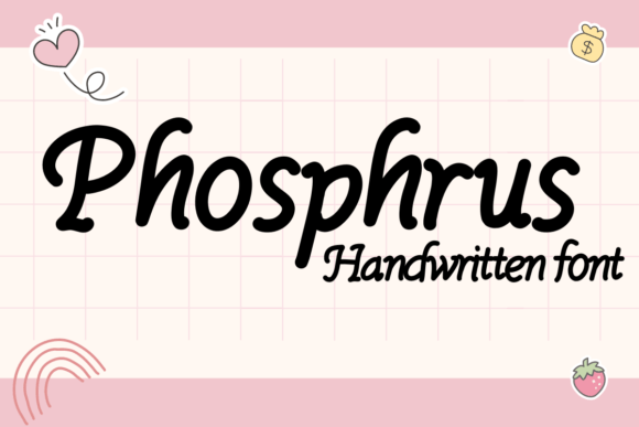 Phosphorus Font: Handwritten Style for Modern Branding