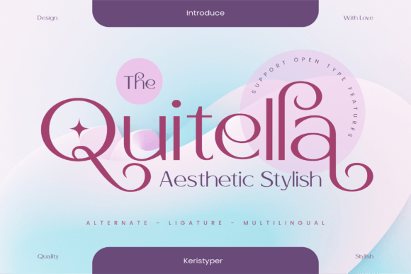 Quitella Font: Elegant Sans Serif for Crafters