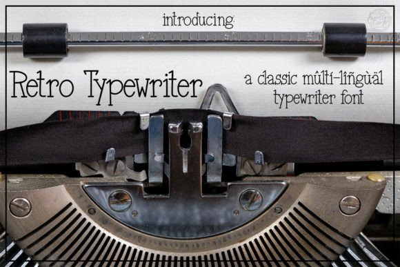 Retro Type-writer Font for Authentic Campaign Design