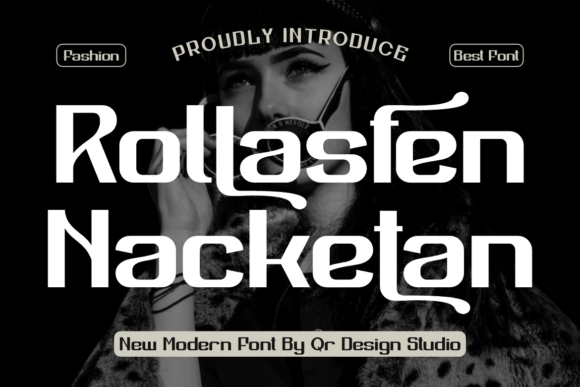 Rollasfen Nacketan Font for Handmade Branding and Crafts