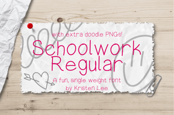 Schoolwork Font: Youthful Typography for Digital Campaigns
