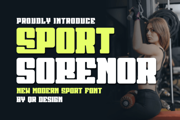 Sport Sobenor Font Review for Bold Brand Identity