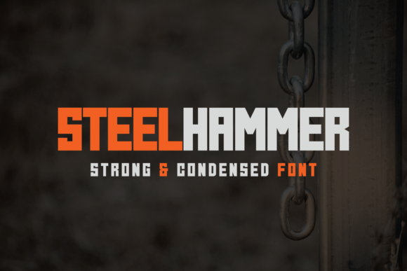 Steel Hammer Font for Bold Web Headers and Digital Branding