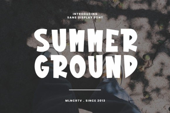 Summer Ground Font: Modern Sans Serif for Branding