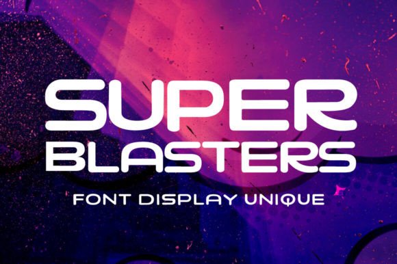 Super Blasters Font for Luxury Crafts and Elegant Product Design