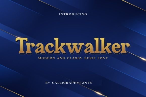 Trackwalker Font: Elegant Serif for Branding